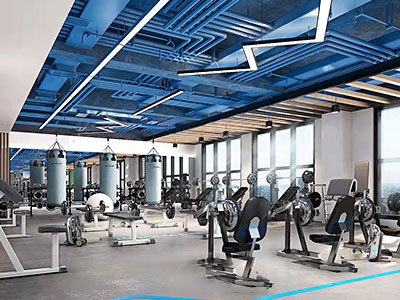 深圳健身房设计图